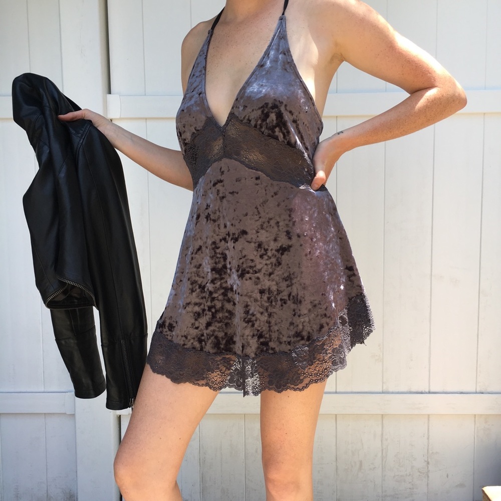 Free People velvet tunic/dress